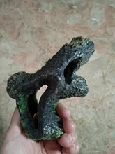 Aquarium-Decoration Fish-Tank Tree House-Hole Resin for Mountain-View