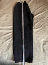 Pantalones vaqueros de estilo Boyfriend para mujer, pantalón de cintura alta, suavizante de talla grande, pantalones bombachos vaqueros de longitud completa, Retro Azul, gris, 4xl, 5xl