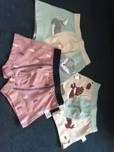 Ropa interior de algodón para niños, pantalones cortos de dibujos animados, bragas para bebés, bóxers a rayas, HH, 3 piezas