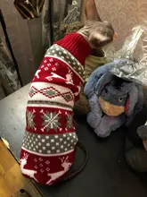 Pet Cat Reindeer Sweater Winter Warm Cat Clothes for Cats Kedi Outfit katten Clothing