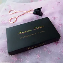 Conjunto de pestañas postizas magnéticas largas 3D de visón, pestañas postizas gruesas naturales magnéticas, 5 unidades