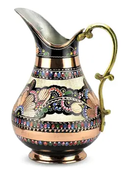 

Copper Pitcher Rose Flower Engraved Copper Pitcher Kitchen,Dining & Bar / Drinkware / Pitchers