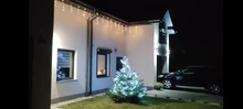 Outdoor Decoration Garland-Light Icicle-String-Lights Led Curtain Droop Wedding-Party
