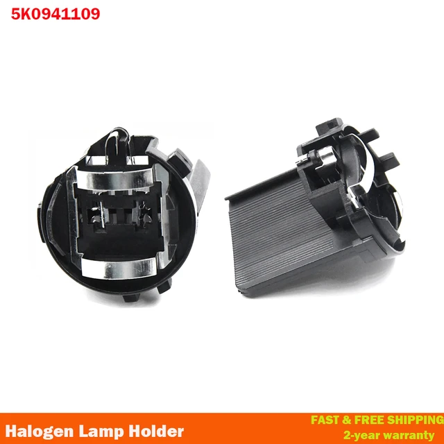 2Pcs H7 Halogen Lamp Bracket Low Beam Headlight Bulb Adapter Holder For