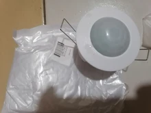 Interruptor de Sensor de movimiento PIR para techo, Mini interruptor infrarrojo IR de inducción, controlador para luz LED, 220V de CA, 360 grados