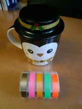 Ribbon Label-Maker Embossing-Tape Printer DYMO Motex E-101 for 3D 5pcs 9mm Plastic 12695