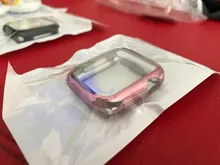 Funda protectora para apple Watch, funda de 44mm/40mm para iwatch de 42mm/38mm, accesorios de parachoques para apple watch series 6 5 4 3 SE