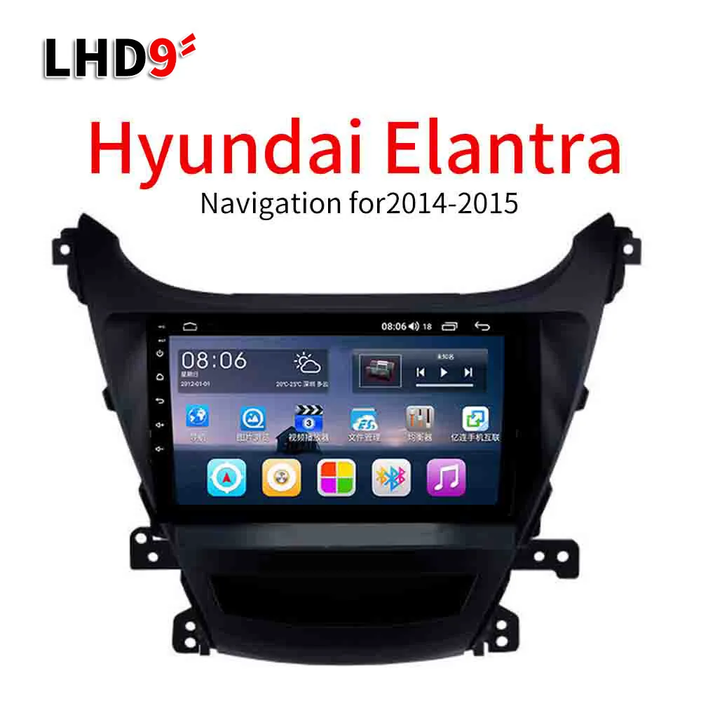 Lionet gps навигация для автомобиля hyundai Elantra- 9 дюймов LH2020Y - Размер экрана, дюймов: 4G8core4G32G