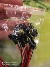 JST SM Cable Wire-Connector Pigtail-Plug Male-To-Female 10pcs/5pairs 15cm Long