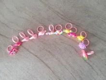 Anillo de fruta bonita para niñas, sortija Multicolor de colores, fruta bonita, traje de princesa, 12 Uds.