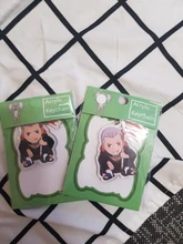Llavero acrílico de doble cara, colgante de llavero, accesorios de Anime, llavero de dibujos animados