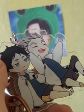 Llavero con anilla de voleibol para niño, Haikyuu, Anime Llavero bonito llavero de dibujos animados sleutelhanger 2020 nuevo llaveros Accesorios