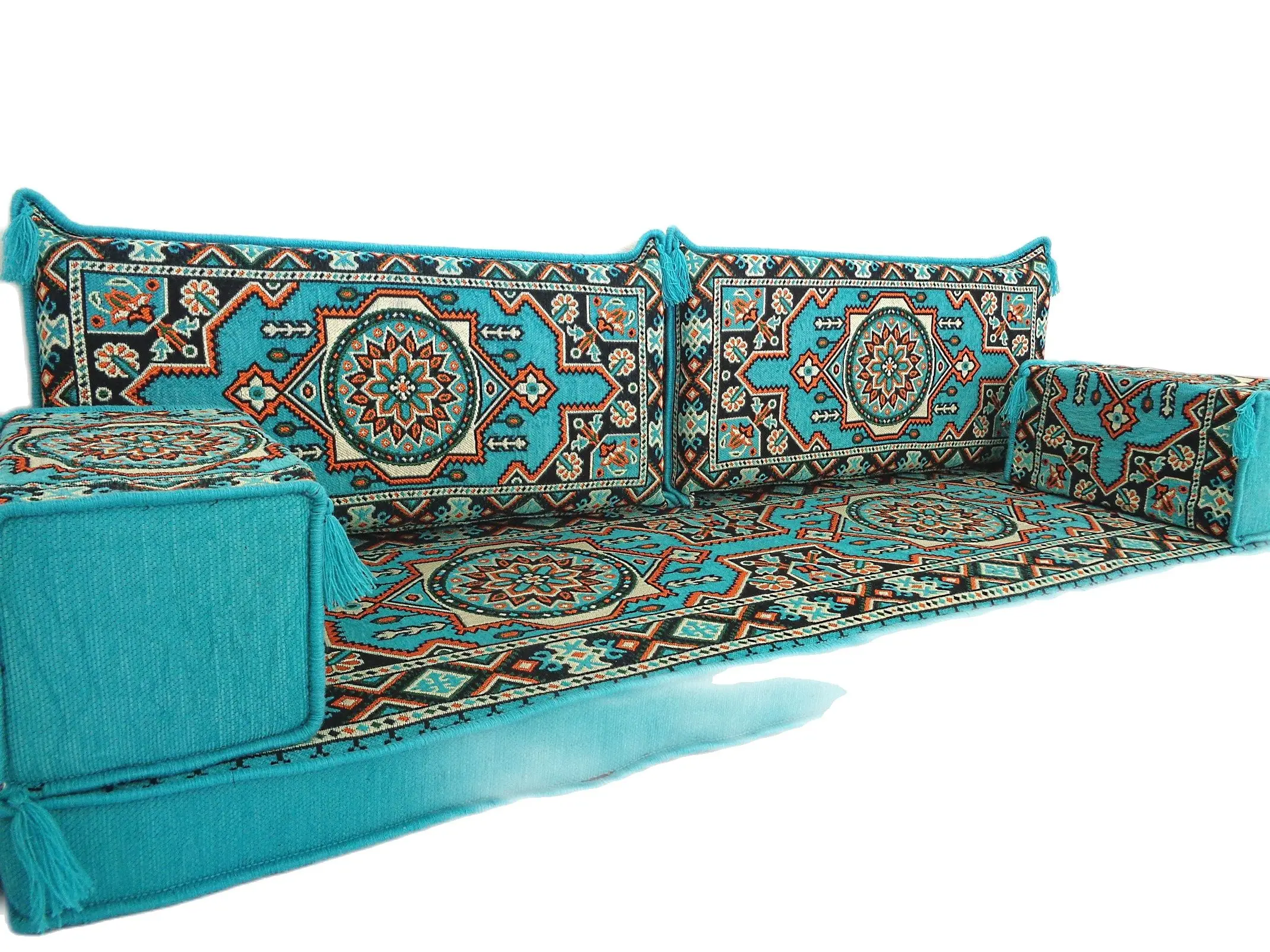 Arabic Floor Seating Sofa / Majlis / Couches Oriental Seating Benc Cushions Jalsa