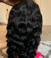 Remy onda profunda peluca Frontal 13x4 del pelo humano del frente del cordón pelucas con minimechones Preplucked y nudos blanqueados Pelo Rizado Peluca de cabello humano