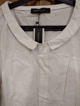 Blouse Casual Shirt Robe Long-Sleeve ZANZEA Fashion Women Neck-Tops Cotton Linen Solid-Blusas