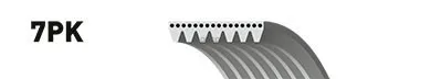 Ремень П/К Gates 7pk2418 Gates арт. 7PK2418