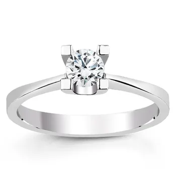 

0.25ct F Color HRD Jewellery Report 14 K white Gold