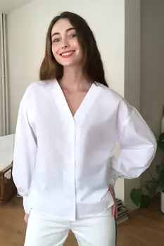 

Trendyol Collar Detailed Shirt TWOSS20GO0424