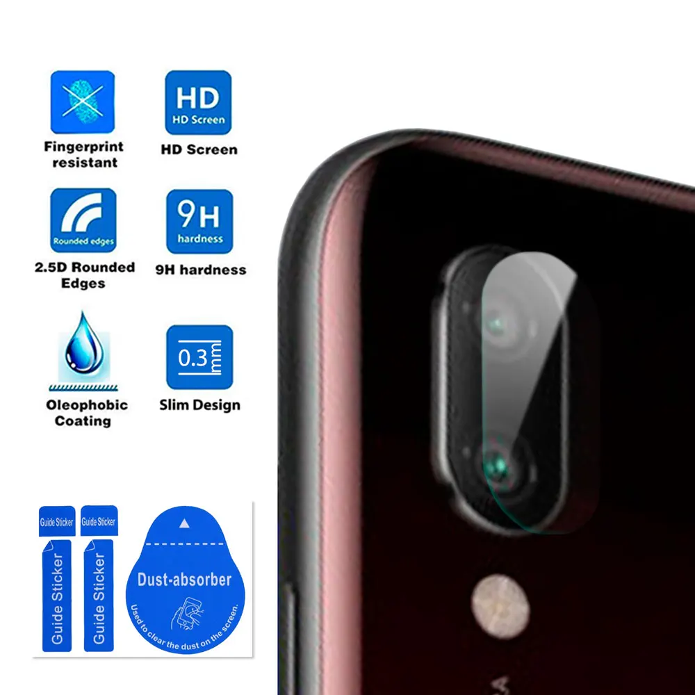 OcioDual плоское стекловолокно 2.5D 9H задняя камера защитная крышка для Xiaomi Redmi 7