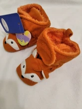 Calcetines para zapatos de bebé, botines para niño y niña, calzado cálido para la cara de Animal, antideslizantes, zapatos suaves para cuna de bebé recién nacido