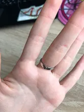 Anillo de Oreja de Gato con diseño abierto para mujer y niña, joyería anillo de moda ajustable, regalo, venta al por mayor
