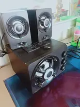 Altavoces de combinación para ordenador barra de sonido envolvente para PC y TV 2021 LED AUX USB con cable inalámbrico Bluetooth sistema de Audio para cine en casa altavoces bluetooth parlante altavoz home theater