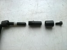 2 uds Tremolo Arm: 1 Uds M9 guitarra eléctrica Tremolo Arm hembra Whammy Bar Jack para puente Tremolo Sistema y 1 Uds eléctrico Guita