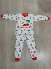 Pijamas para bebés, conjuntos de algodón de manga larga, camiseta + pantalón de dibujos animados, otoño, 2 unidades
