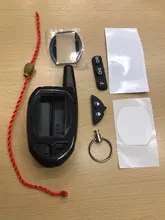 ZX925-llavero con funda para el Sheriff ZX1055, ZX1050, ZX925, lcd, mando a distancia, sistema de alarma para coche, versión rusa, envío gratis