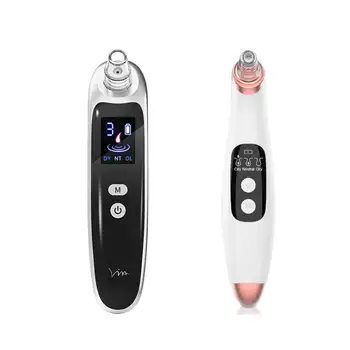 

2Pcs Pack Electric blackhead remover Acne Vacuum Pore Cleaner Skin Care Cleansing Suction Machine T Zone Acne Pimple Removal