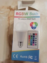 Spotlight Bulb Dimming Magic-Lamp Remote-Ampoule E14 LED Colorful 220V 10W IR Wireless