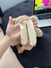 Mochila De felpa para mujer, nueva mochila de muñecos, bolsa informal con personalidad de oso de dibujos animados, B2305