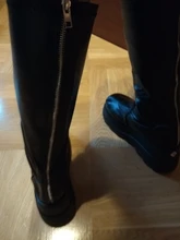 BONJOMARISA de moda botas de plataforma de tacón grueso cuñas media pantorrilla botas de mujer casual de marca de fondo grueso zapatos de invierno Mujer