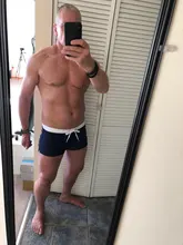 TOPPICK-Bañador para hombre, nuevo traje de baño corto de estilo sexy para la playa