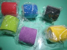 Accesorios de tatuaje, rollo de envoltura de agarre, vendaje elástico, tubo desechable no tejido, supplies-6pcs de tatuaje autoadherente