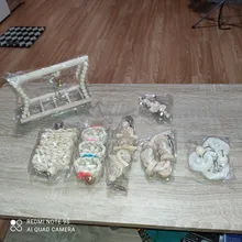 Bird-Toys Accessories Perch-Stand Cockatiel Budgie Parkiet Vogelspeelgoed 7pcs Jouet