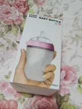 Biberones de silicona para bebé, Verde Botella/rosa, 5 oz y 8 oz, 2 paquetes, sin BPA