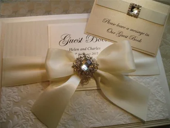 

Personalised diamante elegant wedding journal custom Wedding Guest Book hen night book Colour choices Available chritening book