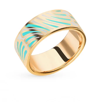 

Silver ring with enamel sunlight sample 925