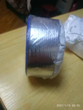 Cinta de aluminio resistente a altas temperaturas, resistente al agua, gruesa, butilo, adhesivo de reparación de conductos de techo de grietas de pared, 5-10M