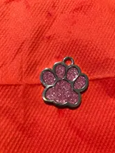 Collar-Accessories Engraved Paw-Name-Tags Puppy Dog-Id-Tag Custom Personalized Pet-Dog