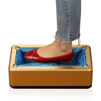 

Automatic Shoes Cover Dispenser Household Stepping Disposable Booties Maker Anti Droplet Dust Machine Shoe Cover For Home Office