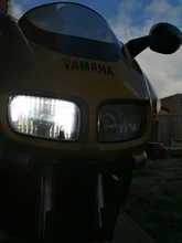 1 Uds H4 HB3 Led Canbus ningún Error de la motocicleta bombilla del faro 1500LM 6000K blanco Hola/Lo haz de luz H4 luces Led de moto faro