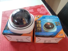 Cámara de vigilancia inteligente Dummy para interiores y exteriores, videocámara de seguridad CCTV falsa impermeable con luces LED rojas parpadeantes