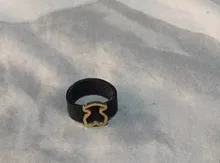 Oso de acero de titanio anillo hueco de malla de anillo individual alto calidad oso anillo para mujer Tricolor al por mayor venta al por mayor nuevo DisgnHot