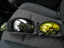 COPOZZ magnético gafas de esquí con cambio rápido de la lente y Set de fundas 100% UV400 protección Anti-niebla Snowboard gafas para los hombres y las mujeres