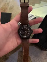 NAVIFORCE-reloj de cuarzo deportivo para hombre, cronógrafo de pulsera de cuero, estilo militar, informal, con fecha, marca de lujo, 2019
