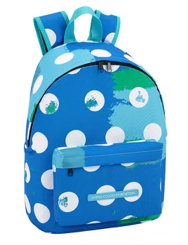 

Portable backpack Benetton Blue 31x41x16 cm.