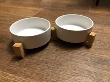 Pet-Bowl Dog-Accessories Feeding-Supplies Puppy Water-Feeder Cat Ceramic Dog-Food Durable