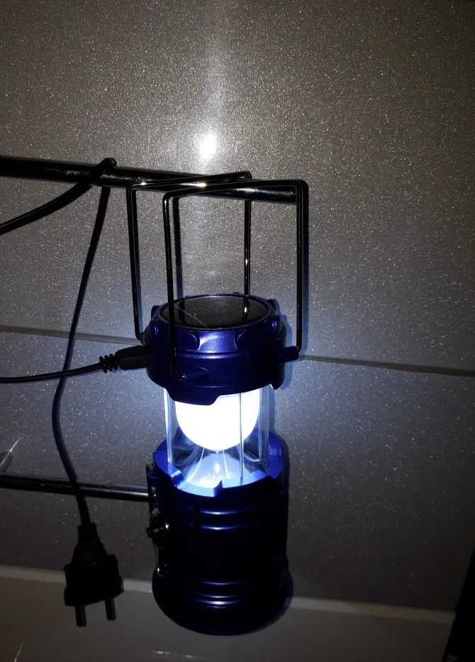 פנס 6 נורות לד עששית חזקה photo review